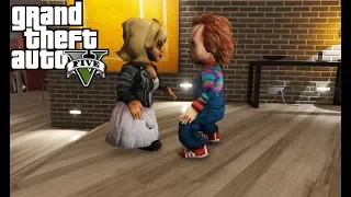 Chucky VS Tiffany - Dolls Fight (GTA 5)