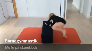 1 vejrmølle på skumklods - Gymnastikkurser