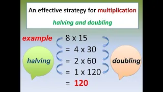 solving multiplication using doubling method