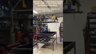 MR Mega V CNC Plasma bC - hoisting to ceiling