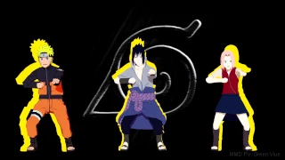 【MMD Naruto Shippuden】 Bacchikoi feat. Team 7 & Three Sand Siblings 【Short】