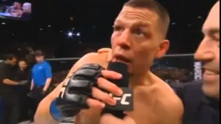 Diaz Win Interview - 'I'm not surprised, muthafucka'sss!' :D