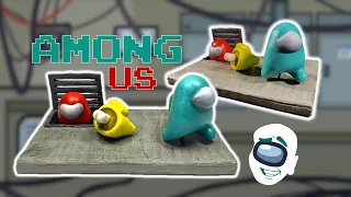 Among Us Diorama | (Among Us) - Polymer Clay