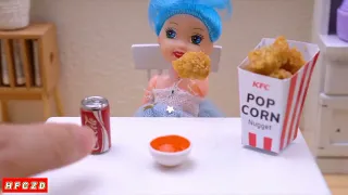 Yummy Miniature KFC Spicy Chicken Nuggets Recipe | So Delicious Tiny Food Cooking In Real Life HFCZD
