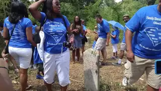 RAW: Chicago woman organizes visit to ancestral graves
