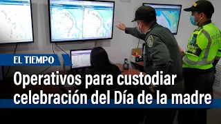 El halcón de la Policía hace monitoreo en celebración del Día de las madres | El Tiempo