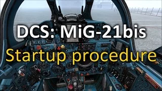 DCS: MiG-21bis first flight - Startup