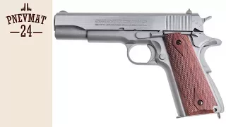 Пневматический пистолет Swiss Arms SA1911 SSP Seventies Stainless Pistol (Colt)