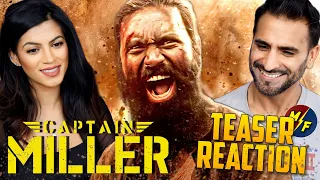 CAPTAIN MILLER -Teaser REACTION | Dhanush, Shivarajkumar, Sundeep Kishan, Priyanka, Arun Matheswaran