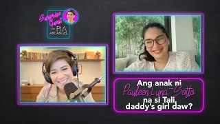 Ang anak ni Pauleen Luna-Sotto na si Tali, daddy’s girl daw? | Surprise Guest with Pia Arcangel