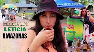 Mercado de Leticia Amazonas (gastronomía exótica) (Parte 1)