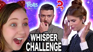 WHISPER CHALLENGE WITH JUSTIN TIMBERLAKE AND ANNA KENDRICK!!!