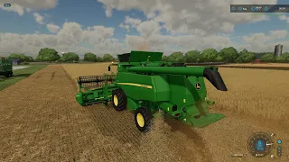 FS 22 Elmcreek 12 * Harvesting Wheat, Selling the Grain * Farming Simulator 22
