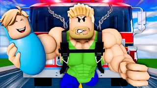 Born into World's STRONGEST FAMILY! (A Roblox Movie)