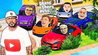 УГНАЛ МАШИНЫ ПОПУЛЯРНЫХ ЮТУБЕРОВ В ГТА 5 МОДЫ! ОБЗОР МОДА В GTA 5! ВИДЕО ГТА ИГРЫ MODS