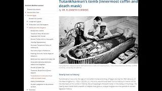 Tutankhamun's Innermost Coffin - Khan Academy Article Read-along - Marsha Russell (x1.2)
