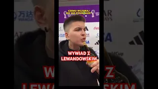 WYWIAD Z ROBERTEM LEWANDOWSKIM PO MECZU POLSKA CZECHY