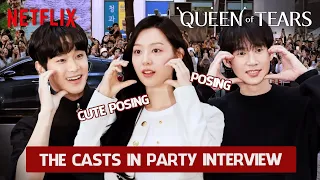 Queen Of Tears Casts Are Cute in Party Interview - So-hyun, Ji-won, Sung-hoon...- Netflix [ENGSUB]