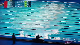 Caeleb Dressel CHAMPIONSHIP RECORD In Men’s 50 Free Heat 9 | 2021 US Olympic Swimming Trials
