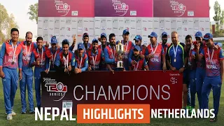 Nepal beat Netherlands to clinch Tri Nations Trophy! || Nepal Vs Netherlands Highlights