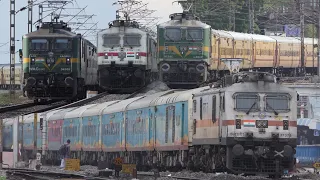 2024 ELECTION + Summer SPECIAL Trains | Green Monster WAG9 and White Monster WAP7 | Indian Railways
