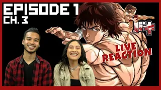 BAKI EP. 1 LIVE REACTION I WANT TO TASTE DEFEAT!!!