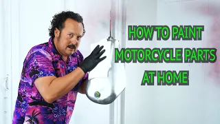 How To Paint Motorcycle Parts At Home - Like A PRO!