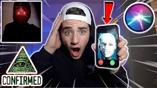 HOW TO GET SIRI TO SHOW HERSELF AT 3 AM!! (PROOF SIRI IS REAL) (SIRI IS SPYING ON US!)