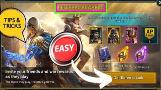 Easiest Way to Use the NEW Referral System in Raid: Shadow Legends!!!