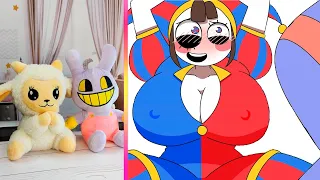 Dolly and Jax React to Pomni in The Amazing Digital Circus | Funny TikTok Animations 34
