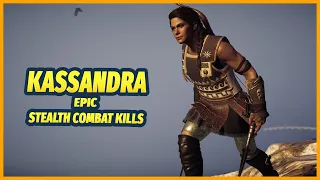 Kassandra Epic Stealth Kills, Brutal Combat & Finishing Moves [Assassin's Creed Odyssey]