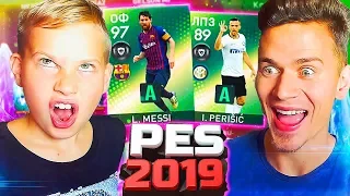 ОТКРЫЛИ ПАКИ С САНЕЙ и РВЕМСЯ В ТОП в PES 2019 myClub | Pro Evolution Soccer 19