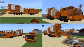 Minecraft Cement Truck Tutorial. Rear Discharge