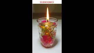 water candle l floating candle l Diwali decoration  #shorts #watercandle #floatingcandles