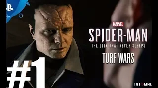 Marvel's Spider-Man: Turf Wars DLC playthrough 100% part 1 - The Godfather Has Arrived!