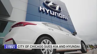 Chicago files lawsuit against Kia, Hyundai over rise in car thefts