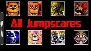 ULTIMATE FNAF Animatronics Jumpscares in HD FNaF 1 2 3 4 5 6 7