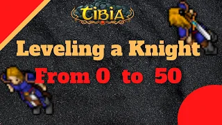 Starting a Knight from 0 in Tibia [New & Old Servers]