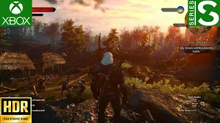 The Witcher 3: Wild Hunt - Xbox Series S Gameplay HDR