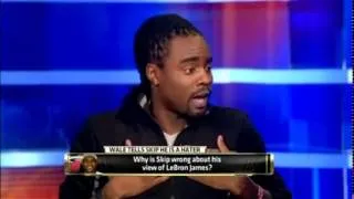 Wale confronts Skip over LeBron hate