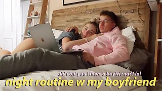 Night Time Routine when I’m with my boyfriend!!