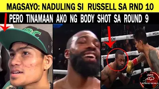 Mark Magsayo: Naduling Si Russell Sa Round 10  , Pero Ininda Ko Body Shot Nya Sa Round 9