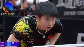 Sun Yingsha VS Liu Weishan | 2023 World Table Tennis Championships Trials