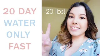 I lost 20 Pounds On 20 day water fast! | Water Fast | My Results & Final Thoughts