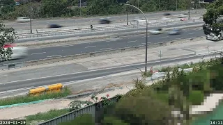 Warringah Freeway Upgrade time lapse - Monday 29 January 2024