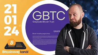 Proč jsem prodal GBTC? 💰| Mrzutý Jamie Dimon 😐| Pád hashratu 📉 - CEx 21/01/2024