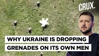 Grenade Falls On Ukraine Soldier In Viral Video | Kyiv's Training Tactic Against Russia's Drones?