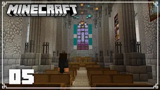 Building the Church Interior & Netherite Mining! | Minecraft 1.16 Survival Lets Play