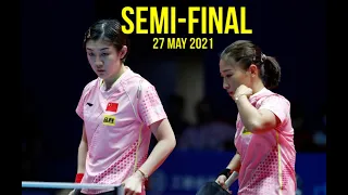 Liu Shiwen, Chen Meng (women's doubles semi-finals)