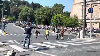 Parata festa della repubblica Roma. 2 giugno 2023